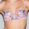 Fleur Du Mal Orchid Balconette Bra