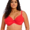 Elomi Kendra Underwire Plunge Bra, CHERRY