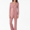 Valery Macarons V-Neck Long Pajama
