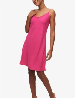 The Sleepshirt Short Tencel Slip Dress