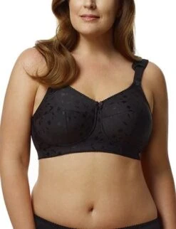 Elila Jacquard Soft Cup Bra, AUBERGINE