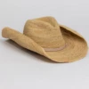 Hat Attack Raffia Crochet Cowboy