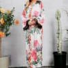 Kilo Brava The Satin And Lace Collection Maxi Robe