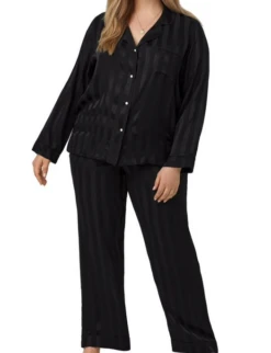 Bedhead Onyx Silk Long Sleeve Classic PJ