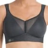 Anita Air Control Sports Bra, ANTHRACITE