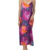 Bedhead X Trina Turk Evening Bloom Silk Maxi Chemise