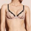 Fleur Du Mal Sheer Tulle Fuller Demi Bra