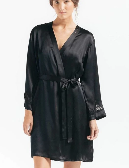 NK Imode Morgan Short Silk Robe - Image 3
