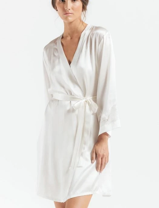 NK Imode Morgan Short Silk Robe - Image 5