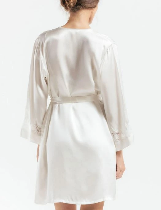 NK Imode Morgan Short Silk Robe - Image 7