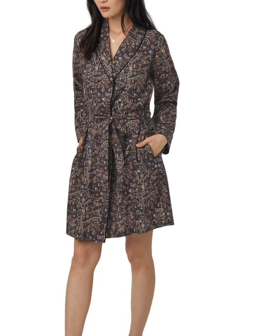 Bedhead Forever Heirloom Woven Tana Lawn® Robe Made With Liberty Fabrics Shawl Collar Robe - Image 8
