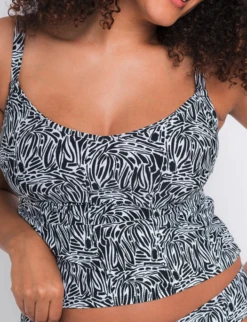 Curvy Kate Swim Sundown Plunge Tankini