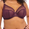 Elomi Matilda Convertible Plunge Bra, WINE DIAMOND