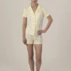 Aspen Dream Lemoncello Bamboo Short Pajama