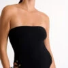 Shan Madisson Assymetric Side Tie Bandeau One Piece