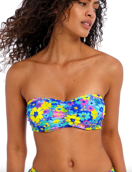 Freya Swim Garden Disco Bandeau Bikini Top