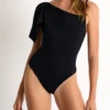 Shan Florence Asymmetrical Drape One Piece