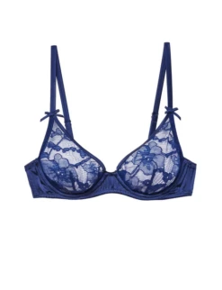 Fleur Du Mal Magnolia Lace Unlined Demi Bra