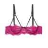 Fleur Du Mal Roxy Lace Half Cup Bra