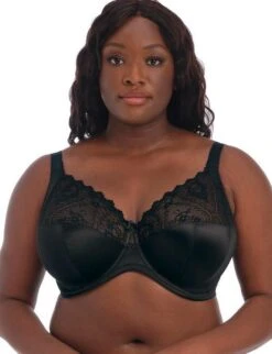 Goddess Cassie Underwire Bra, BLACK