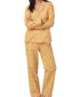 Bedhead Suite Life Long Sleeve Woven Cotton Poplin Classic PJ