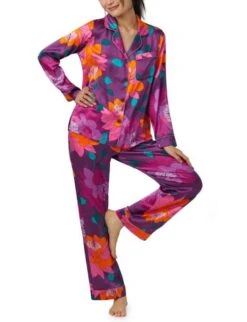 Bedhead X Trina Turk Evening Bloom Silk Classic PJ